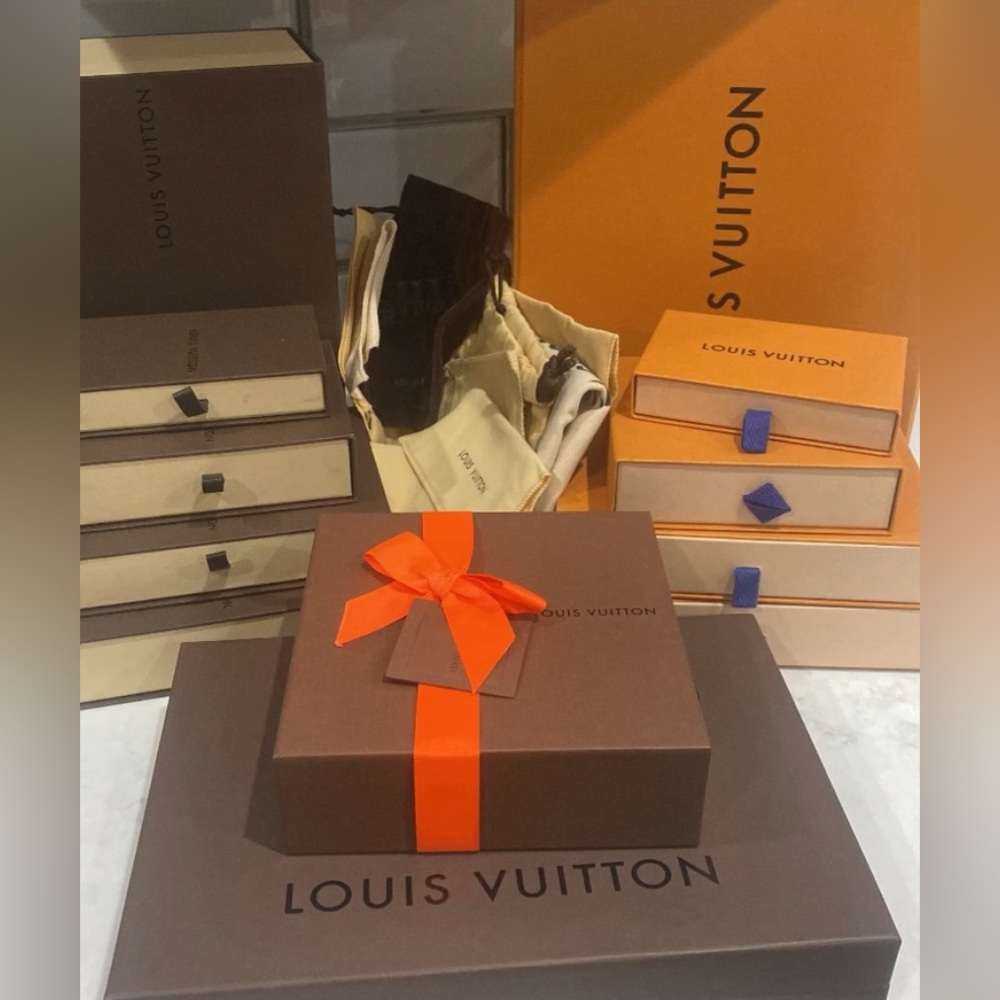 LV  Boxes and Dust Bags Various Sizes